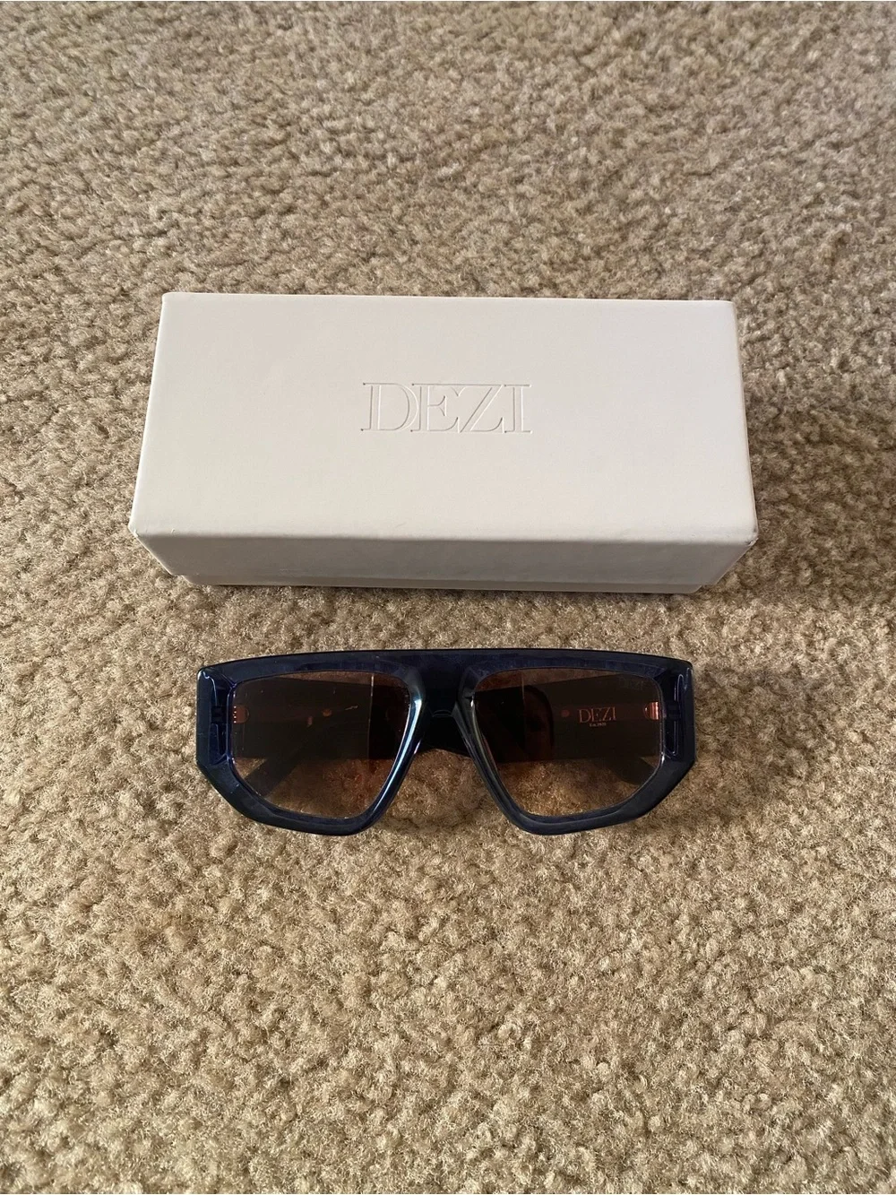 DEZI Backtrack Sunglasses Blue Lens
